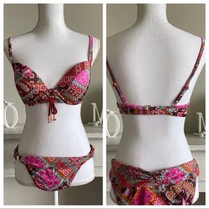 Victoria S Secret Swim New Victorias Secret Floral Push Up Bikini Poshmark